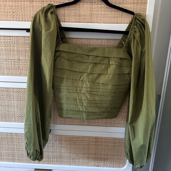 Abercrombie & Fitch Olive Green Top - Picture 1 of 4